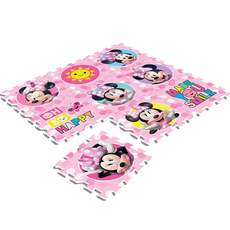 Disney Minnie Mouse Interlocking EVA Mat (9 Pieces)